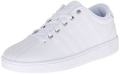 K-Swiss Women's Court Pro II CMF Athletic Shoe, White/Silver, 9 M US