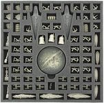 AF030RE01 30 mm foam tray compatible with Star Wars Rebellion board game box with 67 slots