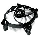 ARCTIC Alpine 17 LP - Low-Profile Intel CPU Cooler, Intel LGA 1700, 92 mm PWM Fan, Low Installation Height: 42.9 mm, 4-pin Connection, 300-3000 RPM, Tool-Free Push-pin Installation, Top Blower