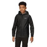 Regatta Unisex Kids Stormbreaker Waterproof Shell Jacket - Black - 11-12 Yrs