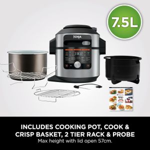Ninja Foodi MAX 15-in-1 Multi-Cooker, 7.5L – Pressure & Air Fryer