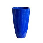 SG Traders Stylish Tall Plastic Plant Pot Garden Patio Planters Elegant Gardening Planter Accessory for Flowers Herbs Trees Plants Patio Suitable for both Indoor and Outdoor Use H 54cm x W 30cm