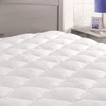 ExceptionalSheets Extra Plush Quilted Bamboo Top Mattress Pad, USA Twin XL: 99 x 203 cm