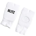 Blitz Elastic Hand Pads - White - Junior