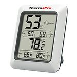 ThermoPro TP50 Digital Hygrometer Indoor Thermometer with Max/Min Records Room Thermometer and Humidity Monitor with Large LCD Display Humidity Meter for Baby