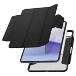 Spigen Air Skin Pro for iPad Pro 11inch M4 (2024) Full Cover Folio Case with with Built in Pencil Holder, Magnetic Flap - Black