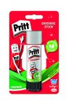 Pritt Glue Stick, Safe & Child-Friendly Craft Glue for Arts & Crafts Activities, Strong-Hold adhesive for School & Office Supplies, 1x43g Pritt Stick, white