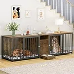 YITAHOME Double Dog Crate Furniture