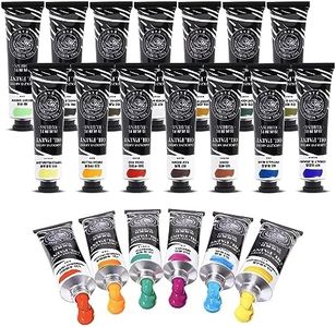 Paul Rubens Artist Oil Paint Set,20 Vibrant Colors with Great Lastfastness, 60ml Large Tubes, Oil Based paint Supplies for Artists, Students, Beginners-Set B