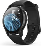 AGPTEK Smart Watch for Women, 5ATM Waterproof Smartwatch for Android and iOS Phones, Fitness Tracker Watch with 100+ Sports Modes, Heart Rate Monitor Pedometer Sleep Monitor, Black