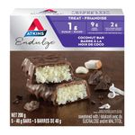 Atkins Endulge Bars - Coconut, Low Sugar, Keto Friendly, High Fibre, 1g Sugar, 2g Carbs, 5ct