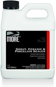 MORE Grout, Ceramic & Porcelain Sealer - Gentle, Water Based Formula for Stain Protection [Quart / 32 oz]