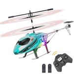 Lidasen Remote Control Helicopter for Kids Age 6+, Altitude Hold RC Helicopters Toy with 3.5 Channel, 2.4GHz Aircraft Flying Toy with Gyro & LED Light, USB Charging, Gift for Boy Girl Adult Beginner