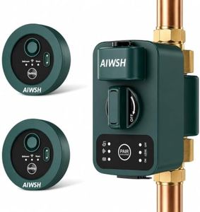 Smart Water Auto Shut Off Valve & Leak Detector, Real-Time Leak Detection, Whole-Home Leak Protection System, No WiFi Required, 1640 ft LoRa Long-Range, Fits 3/4" & 1" Pipes