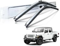 Clix Wipers - Compatible with Jeep Gladiator (16"/16") Chrome Windshield Wiper Blades, All-Weather Replacement Wipers - Complete Front Set of 2, Includes Quick Connect Clips (2020-2024)