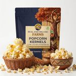 Real and Organic farms Popcorn Maize Kernels 1kg Imported Raw Butterfly Kernels High Expansion Ready to Cook
