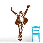 Decor Villa Michael Jackson Wall Sticker & Decal (PVC Vinyl,Size -50 cm x 91 cm)