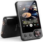 128GB MP3 Player with Bluetooth - MECHEN D53 Portable MP3 Touch Screen Music Player with HiFi Speaker, 2.4" Screen MP3 Player with Voice Recorder, FM Radio, Support up to 128GB SD Card