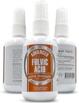 Advanced Fulvic Acid and Humic Acid Trace Mineral Supplement. Convenient Spray Bottle. Best Source of Trace Minerals - Similar Benefits of Shilajit (4 oz)