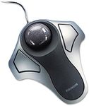 Kensington Orbit Optical Trackball Mouse, USB 2.0, Left/Right Hand Use, Black/Silver