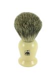 Customizable GBS 100% Pure Badger Bristle Shaving Brush 21 MM Knot 100 mm (4" Tall) Ivory Handle! Personalized