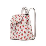 kate spade backpack for women Lizzie medium flap backpack (Festive rosette)