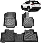 New All Weather Floor Rubber Mats Carpets Front Rear Set Perfect with RHD Toyota Rav4 Hybrid 2019-2023