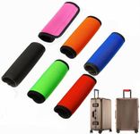 6Pcs Neoprene Luggage Handle Wrap Grip,Wraps Detachable Handle Covers,Comfort Neoprene Handle Wraps Grip Identifier for Travel Bag Luggage Suitcase