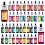 Food Coloring Set - 42 Vivid Colors Liquid Food Coloring for Baking, Cake Decorating, Cookie, Fondant and Macaron - Tasteless Food Color Dye for DIY Slime Making and Crafts - .25 fl. oz. Bottles