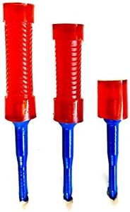 Eternitee Rubber Tees / 3 Size Tee Top Pack / 2-3/4”, 2-1/4”, 1/2” (Red-Blue)