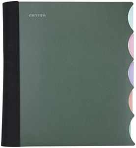 Mintra Office Durable PREMIUM Spiral Notebook (Green Olive, 5 Subject (8.5in x 11in))