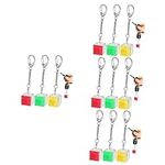 ibasenice 12 Pcs Key Chain Key Cap 