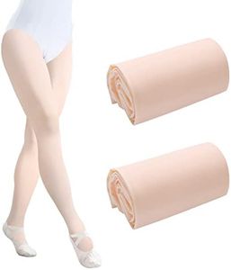 AIEX 2 pairs Ballet Dance Tights Footed, Ballet Legging Stocking Pantyhose for Girls Kids Women Toddler Students Practice