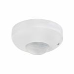 Forus 360 Degree Occupancy Slim PIR Motion Sensor with 3 Years Warranty for Indoor, Outdoor Light Auto On/Off Sensor, Electricity Saving Motion Detector Switch, Ceiling Mounted, 1PC Pack