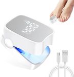 CHANCCI Upgrade Nail Fungus Laser Device with Time Display,Anti Fungal Nail Treatment for Toenail Fungus Treatment,910nm Infrared Light,470nm Blue Light,Treatment for Hand Toenail Fungal Infections