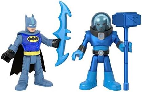 Fisher-Price Imaginext Dc Super Friends Batman & Mr Freeze Figure Set for Preschool Kids Ages 3 to 8 Years