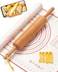 Classic Wood Rolling Pin, 17" Rolli