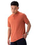 DAMENSCH Men's Regular Fit Polo T-Shirt (Dam-BATEES-BPOLO-RUR-M_Red_M)