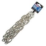 Faithfull FAICHCUT60Z Zinc Plated Steel Chain 6 mm Link Dia x 2.5 m Long 250 kg Load Limit,Silver