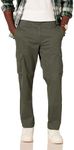 Amazon Essentials Men's Straight-fit Stretch Cargo Pant, Olive, 32W x 30L