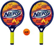 Nerf Small Driveway Tennis Set for Kids - 2 Player Kids Tennis Set - Rackets and Foam Tennis Ball - Indoor + Outdoor Tennis Set - (2) Rackets Foam Ball Included