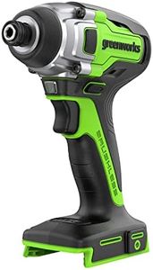 Greenworks 24V Brushless Cordless Impact Driver Kit, 2650in./lbs Torque, Variable Speed-Battery and Charger Sold Separately, Green