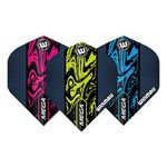 WINMAU Mega Standard Liquid Dart Flight Set - 3 set per pack (9 Flights in Total)