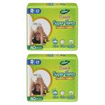 Dabur Baby Super Pants - XXL (44 Pieces) | 15-25 kg | Insta-Absorb Technology | Diapers Infused with Aloe Vera, Shea Butter & Vitamin E | No Added Parabens, Added Fragrances (Pack of 2)