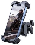 Lamicall Motorcycle Phone Mount Holder - Cell Phone Bike Holder, Adjustable Bicycle Scooter Handlebar Phone Cradle Clip for iPhone 14 15 Pro Max, iPhone 13 12, Galaxy S23 and 4.7"- 6.8" Cellphones