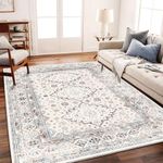 CHAMPLANT Washable Vintage Area Rug