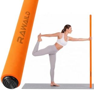Rawaild Yoga Stick, Upgraded 5ft Sturdy Steel Mobility Stick, Adjustable Exercise Equipment for Stretching, Flexibility & Balance, Physical Therapy & Posture Correction, Shoulder & Back Relaxation