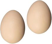 BIUDECO 2pcs Imitation Eggs Fake Egg Simulated Egg Adornment Chicken Coop Eggs Easter Egg DIY Crafts Laying Eggs Desktop Decor Chicken Egg DIY Easter Eggs Simulation Egg Graffiti Eggs