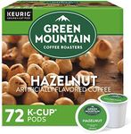 Green Mountain Coffee Hazelnut Keurig Single-Serve K-Cup Pods, Light Roast Coffee, 72 Count (6 Boxes of 12 Pods)