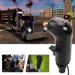 RASTP USB American Truck Simulator Shifter, Gearshift Knob for ATS & ETS2 Games Compatible with Logitech G27 G29 G920 Thrustmaster TH8A Fanatec SQ, PC Sim Racing Shifter (Style 1)